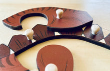 Load image into Gallery viewer, Stegosaurus Wooden Peg Puzzle