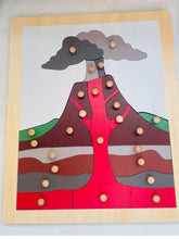 Load image into Gallery viewer, Volcano Puzzle and DIY Control Cards