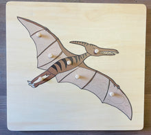 Load image into Gallery viewer, Pterodactyl Wooden Peg Puzzle