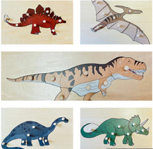Load image into Gallery viewer, 5- Dinosaur Puzzles Bundle